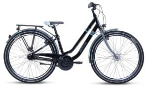 S'cool chiX twin 26-7S Jugendfahrrad Schwarz Modell 2022