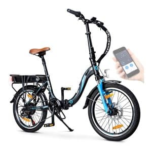 BLUEWHEEL 20" klappbares E-Bike I Deutsche Qualitätsmarke I Shimano 7