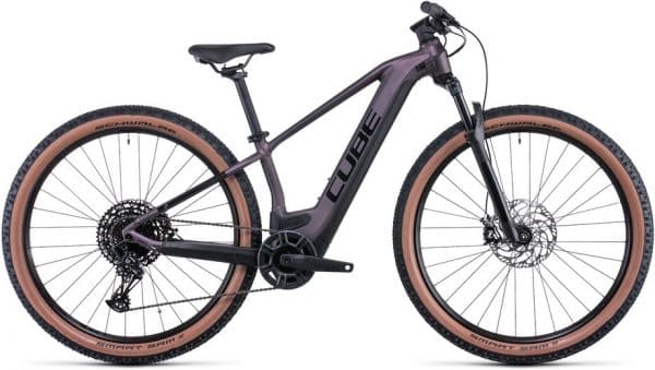 Cube Reaction Hybrid EXC 29 E-Bike Lila Modell 2022