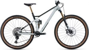 Cube Stereo 120 HPC EX Mountainbike Grau Modell 2022