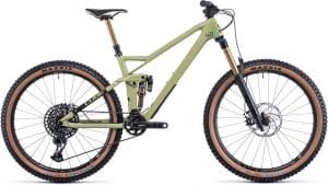 Cube Stereo 140 HPC SLT Mountainbike Grün Modell 2022