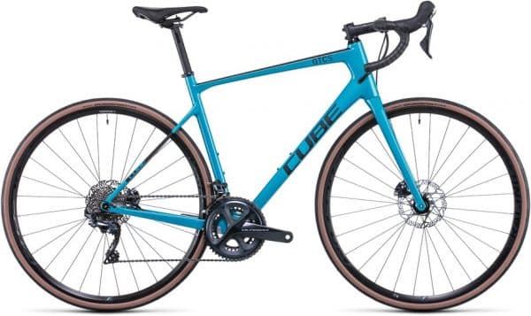 Cube Attain GTC SL Rennrad Blau Modell 2022