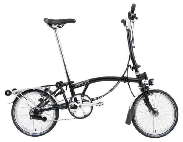 Brompton C-Line Utility mit Gepäckträger Klapprad Schwarz Modell 2022