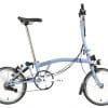 Brompton C-Line Utility mit Gepäckträger Klapprad Blau Modell 2022
