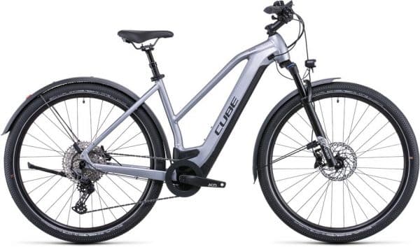 Cube Nuride Hybrid EXC 625 Allroad E-Bike Silber Modell 2022