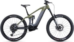 Cube Stereo Hybrid 160 HPC TM 27.5 E-Bike Grau Modell 2022