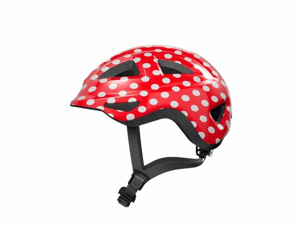 Abus Anuky 2.0 Kinderhelm | 52-57 cm | red spots