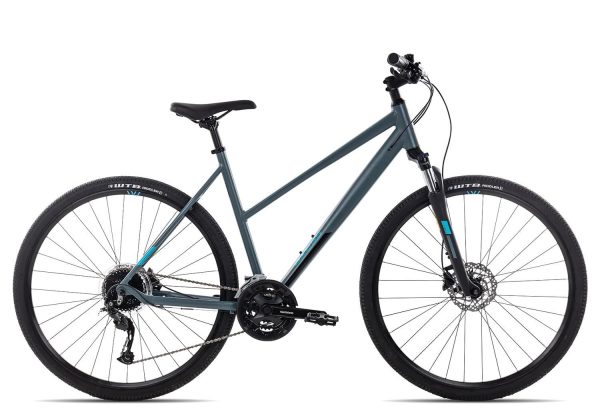 Axess VERIS CROSS Trapez 2022 | 28 Zoll | grey/black/turquoise | 52 cm Radgröße