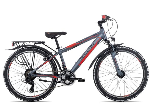 Ciclista Adventure 24 | 34 cm | grey black red