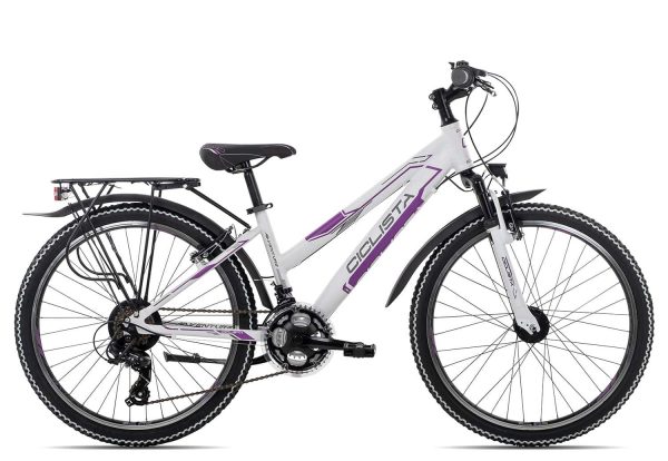 Ciclista Adventure 24 Trapez | 34 cm | white violet grey