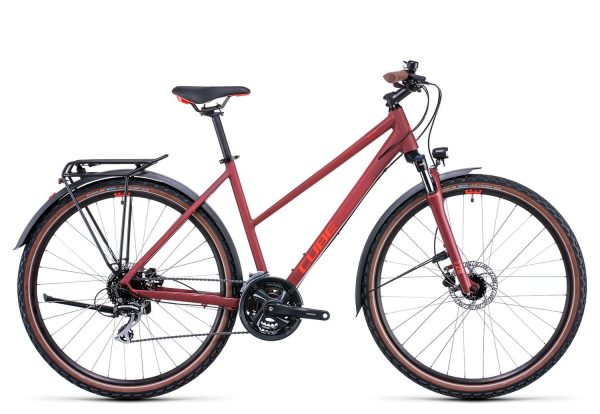 Cube Nature Allroad Trapez 2022 | 28 Zoll | darkred´n´red | 50 cm Radgröße