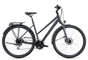 Cube Touring ONE Trapez 2022 | 28 Zoll | grey´n´blue | 54 cm Radgröße