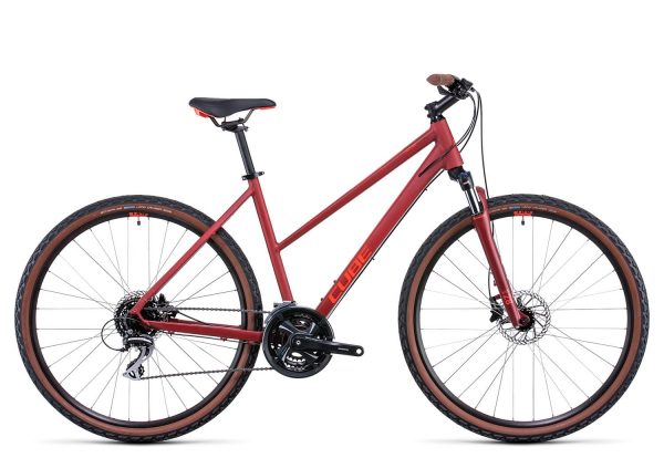 Cube Nature Trapez 2022 | 28 Zoll | darkred´n´red | 54 cm Radgröße