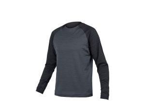 Endura SingleTrack Fleece Longsleeve | XL | schwarz