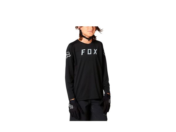 Fox Racing Defend Langarm Jersey Youth | S | black