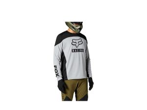 Fox Racing Defend Langarm Jersey | XL | steelgrey