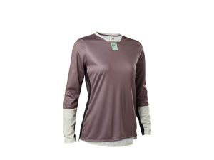 Fox Racing Defend Langarm Jersey Women | S | plum perfekt