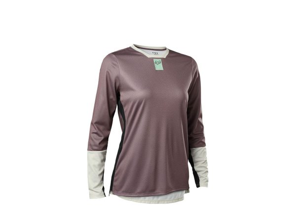 Fox Racing Defend Langarm Jersey Women | M | plum perfekt