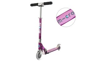 Micro Sprite Alu-Scooter | unisize | lila streifen