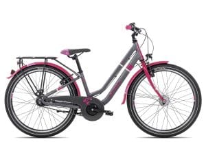 SCool chiX twin alloy 24-7 | 24 Zoll | black/berry | 34 cm Radgröße