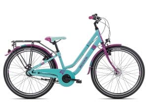 SCool chiX twin alloy 24-7 | 24 Zoll | turquoise/violet | 34 cm Radgröße