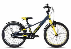 SCool XXlite EVO 18-1 | 18 Zoll | darkgrey/yellow matt | 23 cm Radgröße