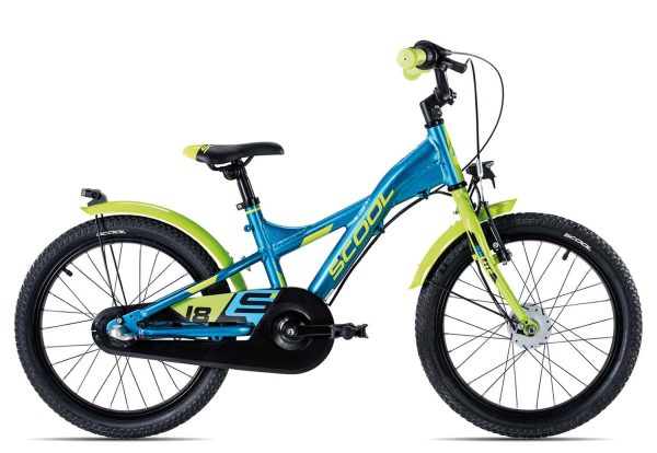 SCool XXlite Street alloy 18-3 | 18 Zoll | blue/lemon metallic | 27 cm Radgröße