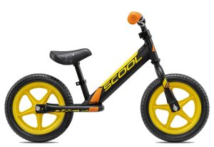 SCool pedeX race | black yellow matt | 12 Zoll Radgröße