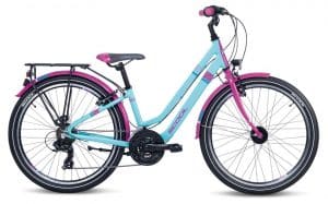 S'cool chiX twin 24-21S Kinderfahrrad Blau Modell 2022