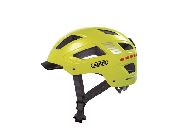 Abus Hyban 2.0 LED Helm | 52-58 cm | signal yellow