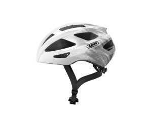 Abus Macator Helm | 52-58 cm | white silver