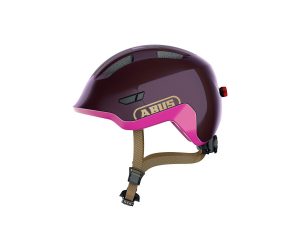 Abus Smiley 3.0 ACE LED Helm | 50-55 cm | royal purple