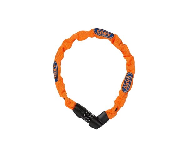 Abus Tresor 1385 Kettenschloss | 75 cm | neon orange