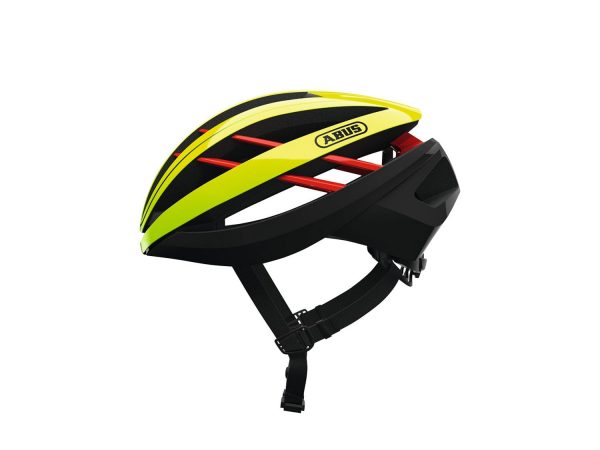 Abus Aventor Helm | 51-55 cm | neon yellow