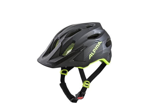 Alpina Carapax Jr. | 51-56 cm | black neon yellow