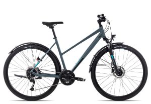 Axess VERIS STREET Trapez 2022 | 28 Zoll | grey/black/turquoise | 52 cm Radgröße