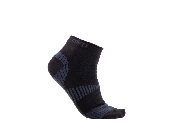 Chirp Bike-Socken 2er Set | 35-38 | schwarz