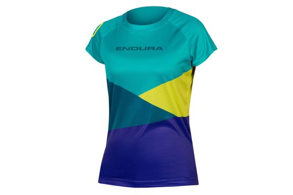 Endura SingleTrack Core Print Damen | S | kingfisher