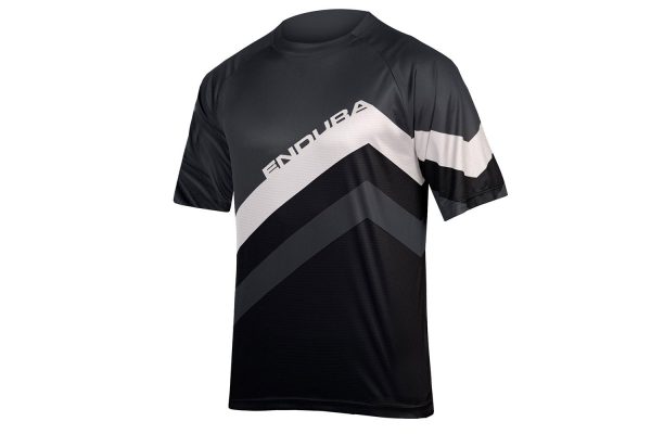 Endura SingleTrack Core Print Trikot | S | schwarz