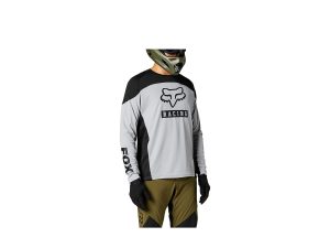 Fox Racing Defend Langarm Jersey | M | steelgrey