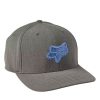 Fox Racing Transposition Flexfit Hat | S/M | blue grey