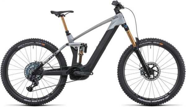 Cube Stereo Hybrid 160 HPC SLT 27.5 E-Bike Silber Modell 2022