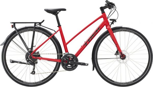 Trek FX 2 Disc Equipped Stagger Trekkingrad Rot Modell 2023