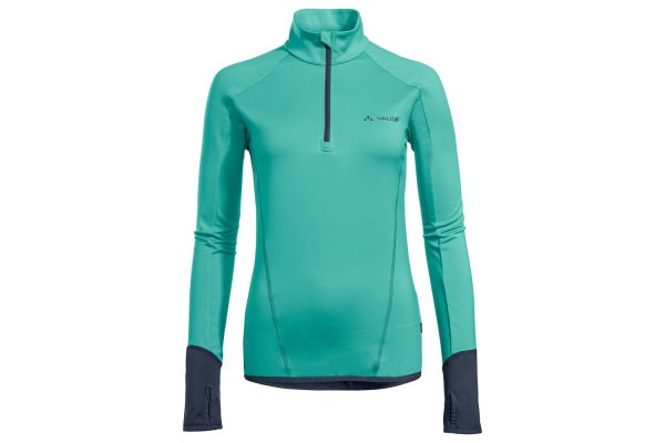 Vaude Womens Livigno Halfzip | 40 | peacock