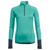 Vaude Womens Livigno Halfzip | 36 | peacock