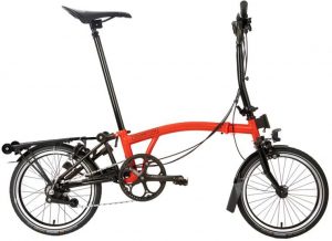 Brompton M6R Black Edition - FCB - SV8- Fizik Klapprad Rot Modell 2021