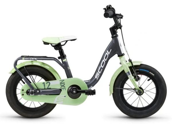 S'cool faXe 12 1-Gang Kinderfahrrad Grau Modell 2023