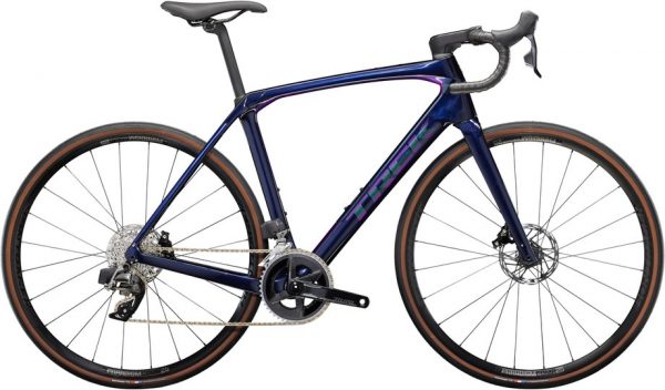 Trek Domane SL 6 eTap Rennrad Blau Modell 2023