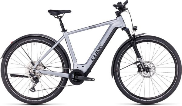 Cube Nuride Hybrid EXC 625 Allroad E-Bike Silber Modell 2023