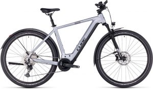 Cube Nuride Hybrid EXC 750 Allroad E-Bike Silber Modell 2023